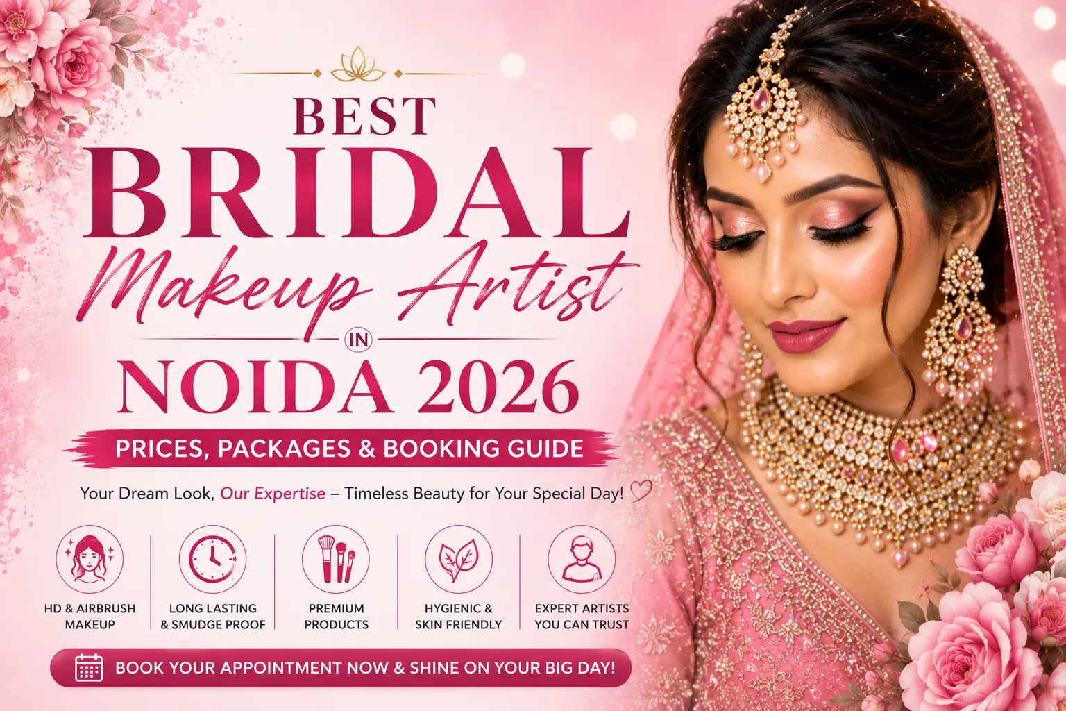Best Bridal Makeup Artist in Noida 2026: Prices, Packages & Booking Guide