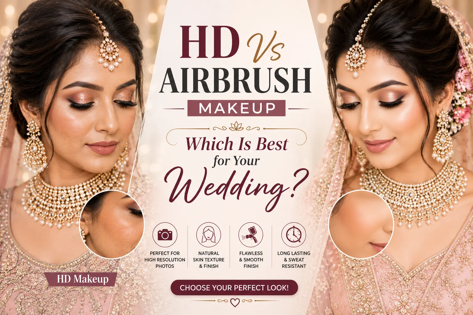 HD vs Airbrush Makeup: Which Is Best for Your Wedding?