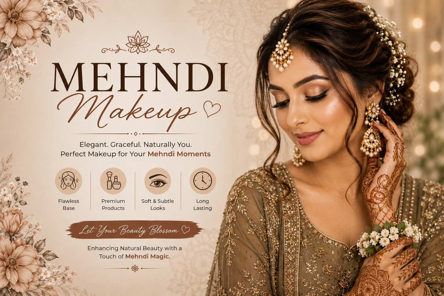 Mehndi Makeup in Noida